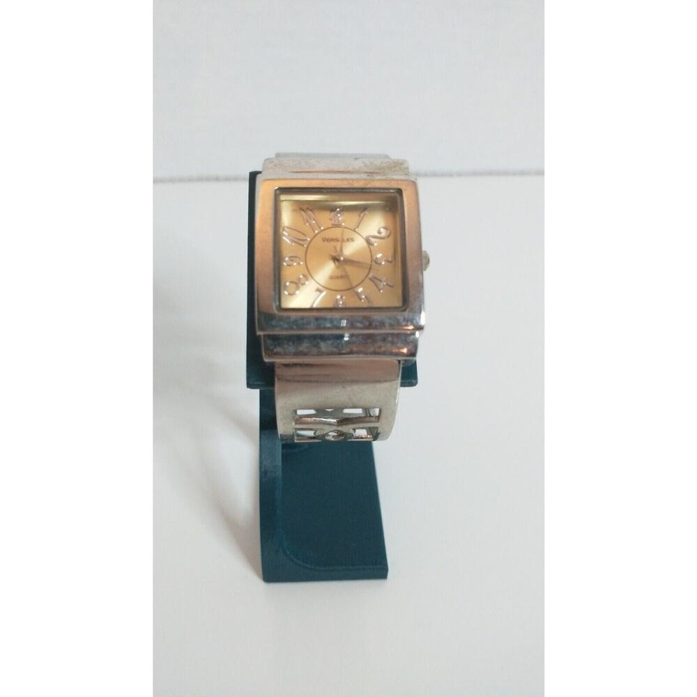 Women's Silver Tone Versales Watch Bracelet Style